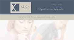 Desktop Screenshot of keichlaw.com