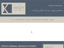 Tablet Screenshot of keichlaw.com